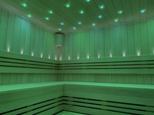 Osvětlená BIO sauna v ARE-Sauny